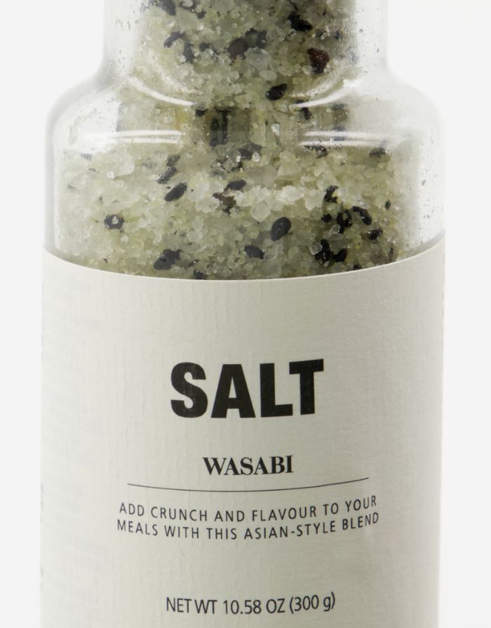 Nicolas Vahé Salz Wasabi – Meersalz mit Wasabi und schwarzem Sesam, 300 g.