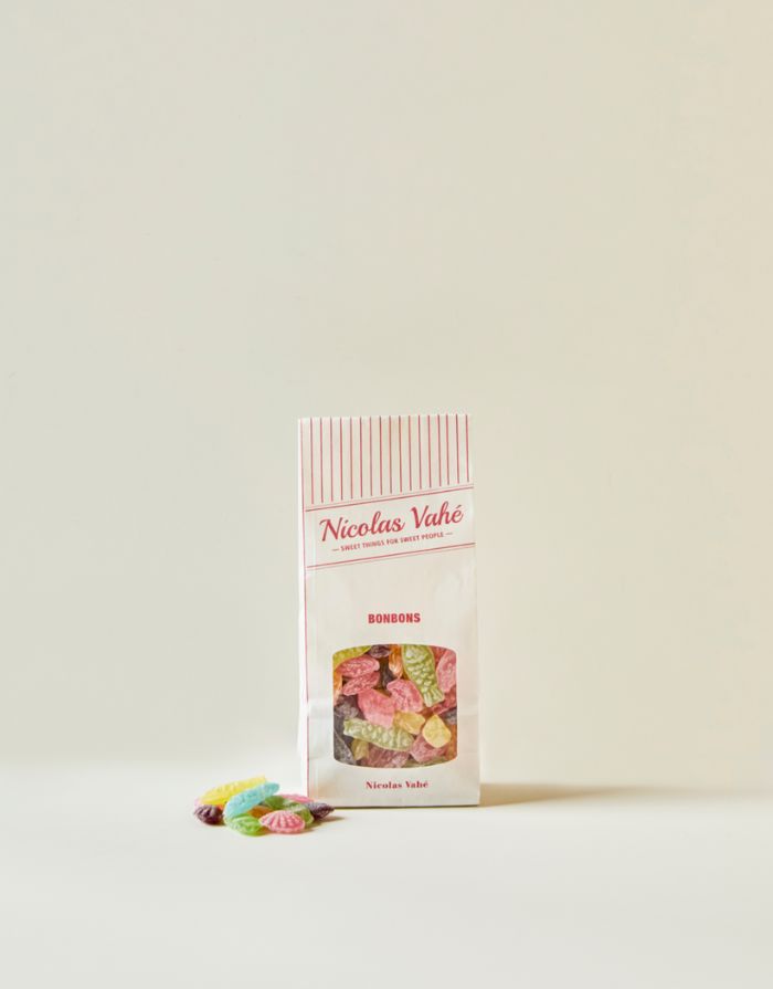 Nicolas Vahé Bonbons Berries – fruchtige Hartkaramellen mit Sommerbeeren und Pflaume, 150 g.