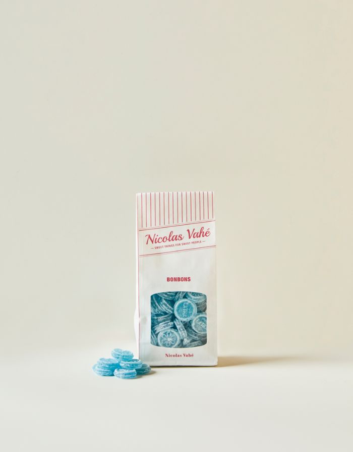 Nicolas Vahé Bonbons Mint – klassische Hartkaramellen mit natürlichem Minzgeschmack, 150 g.