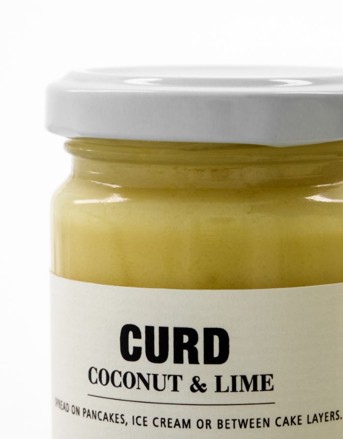 Nicolas Vahé Coconut & Lime Curd – cremiger Kokos-Limetten-Aufstrich im 155 g Glas.