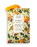 Duftsäckchen Sonne Neroli von Panier des Sens mit frischem Neroli-, Zitrus- und Blütenduft für Kleiderschrank, Schubladen und Wäsche.