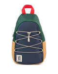 Liewood Ein-Schulter-Rucksack Phoenix in Classic Navy Multi Mix mit verstellbarem Schultergurt und 5 Litern Fassungsvermögen von vorne.