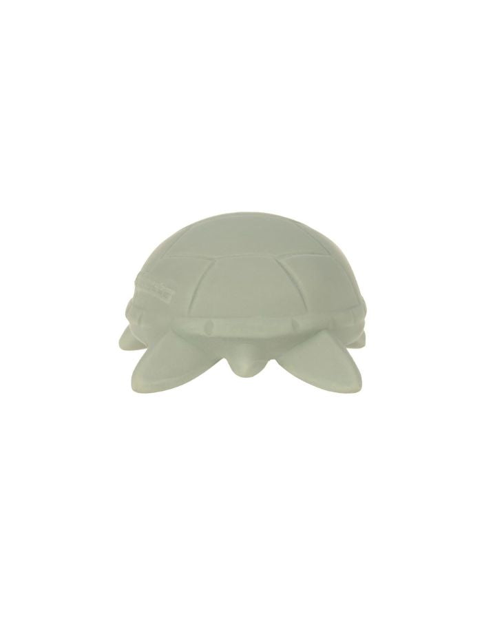 LÄSSIG Badewannenspielzeug Schildkröte aus BPA-freiem Naturkautschuk, weiche Form, integrierte Rassel, ideal für Babys und Kleinkinder, für Badewanne und Dusche.