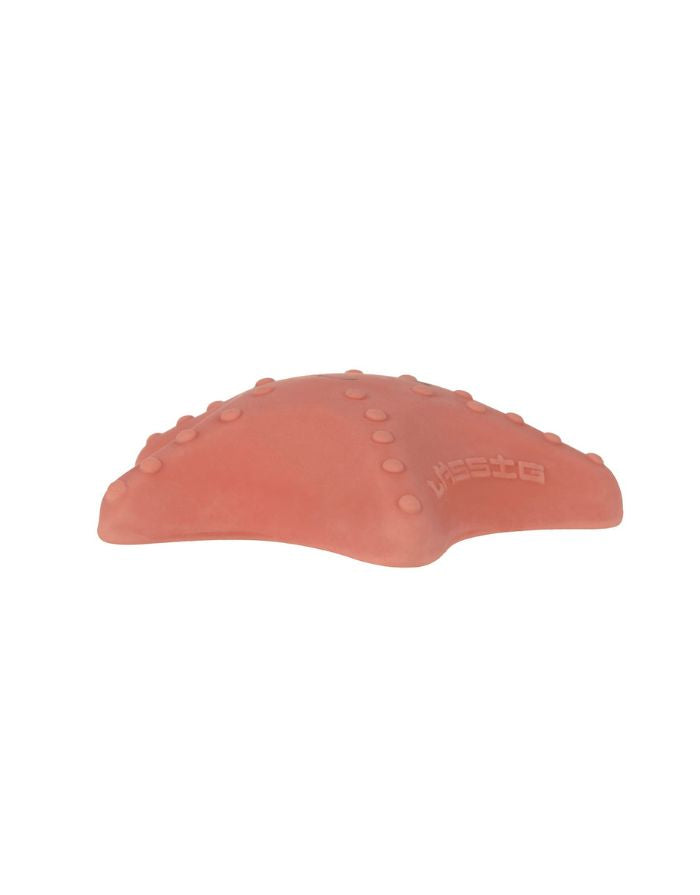 LÄSSIG Badewannenspielzeug Seestern aus BPA-freiem Naturkautschuk, weiche Form, integrierte Rassel, ideal für Babys und Kleinkinder, für Badewanne und Dusche.