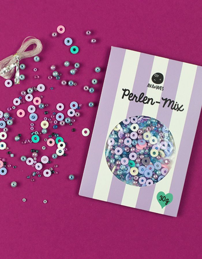 Perlenmix I Flieder/Lila