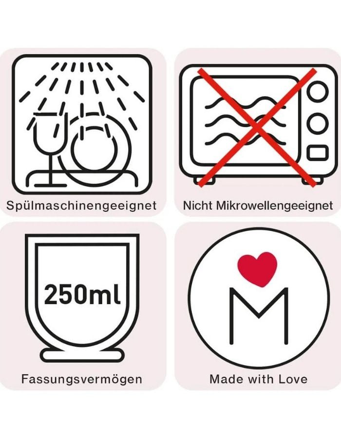 Mea Lini Melaminbecher Hase Hugo blau mit Hasenmotiv für Kinder.