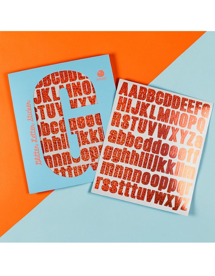 Buchstaben Sticker I Peach