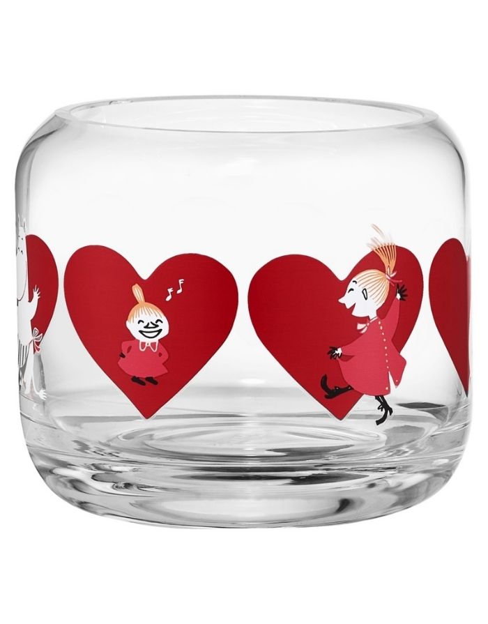 Teelichtglas Moomin I Hearts