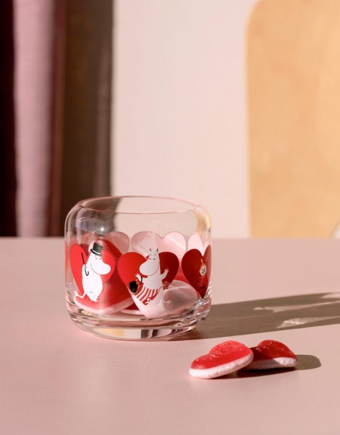 Teelichtglas Moomin I Hearts