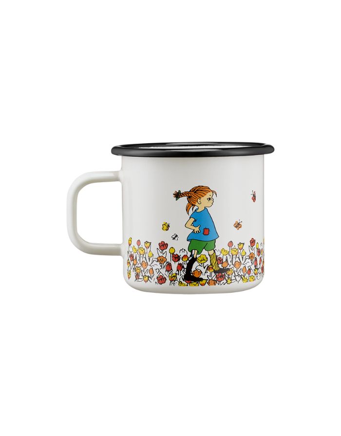 Pippi Langstrumpf Emaillebecher Be more Pippi 3,7 dl 