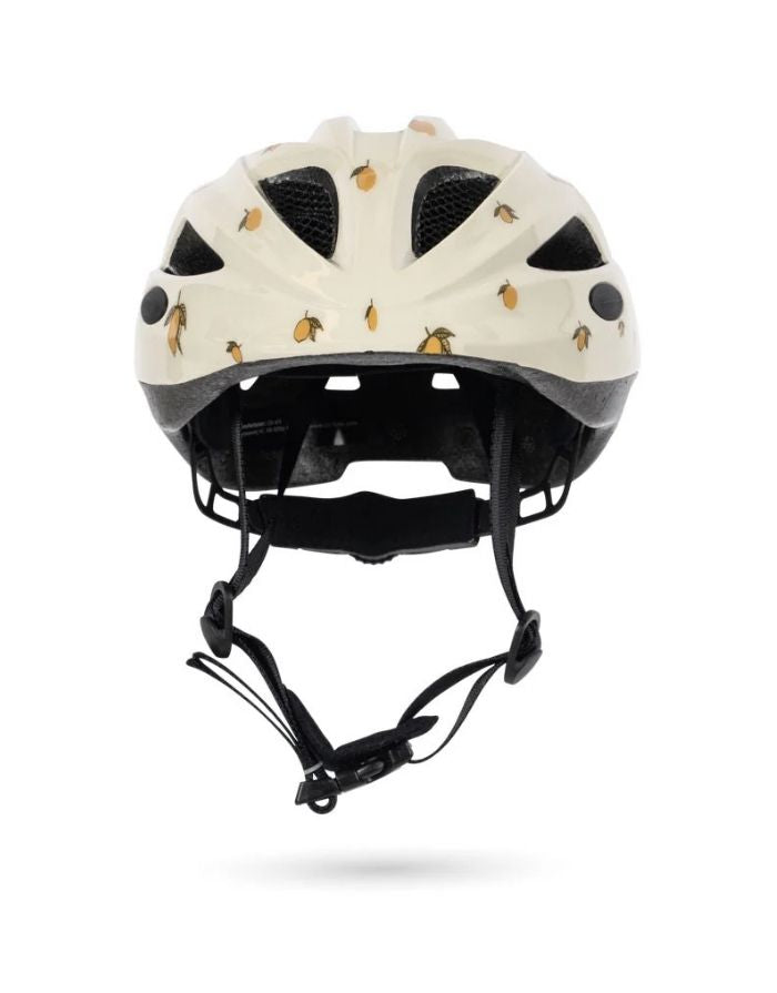 Kinder Fahrradhelm Adi Lemon mit Zitronen-Allover-Muster von Konges Sløjd