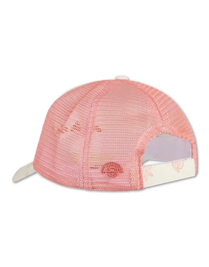  Cap Shelltastic von Swim Essentials in Creme und Rosa mit Muschel-Print, Mesh-Rückseite und gebogenem Schirm.