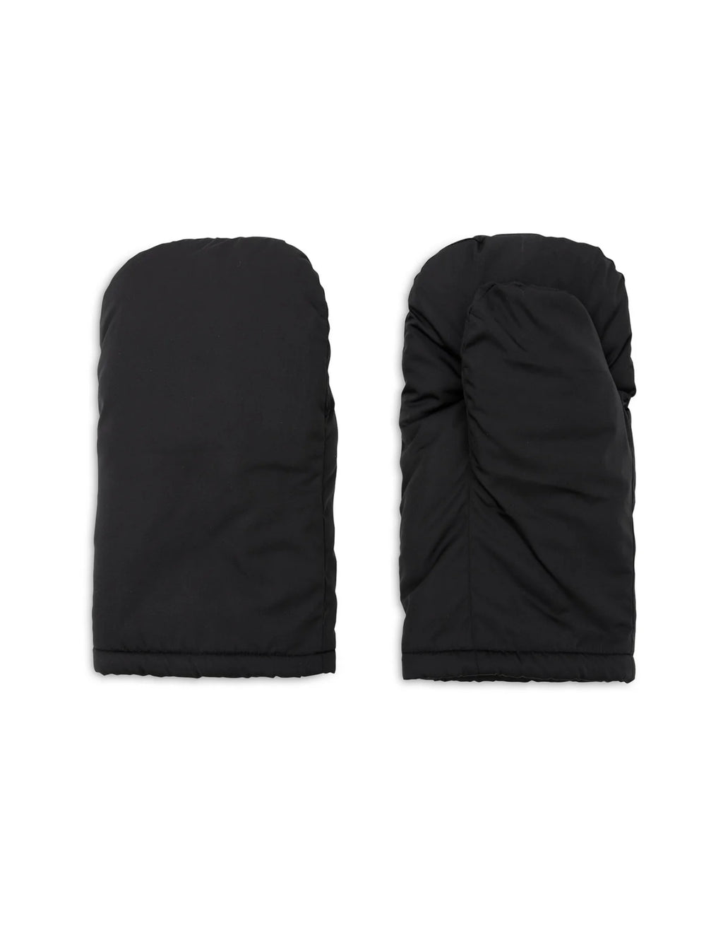 Warme Kinderwagen-Handschuhe von Jollein mit weichem Bouclé-Futter und Klettverschluss zur Befestigung am Kinderwagen.