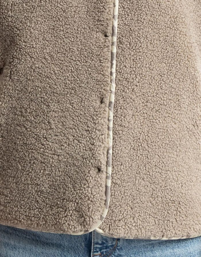 Weste Teddy Fleece I Mushroom