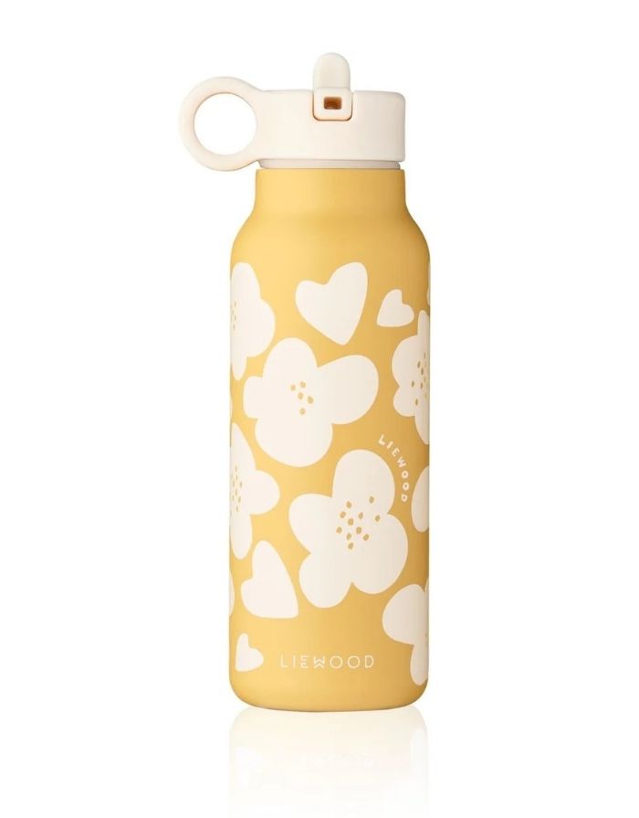 FALK Wasserflasche 350 ml in Flower und Lemon Yellow von Liewood