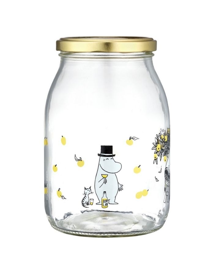 Moomin Schraubglas mit 1 Liter Fassungsvermögen für Marmelade oder ähnliches von Muurla