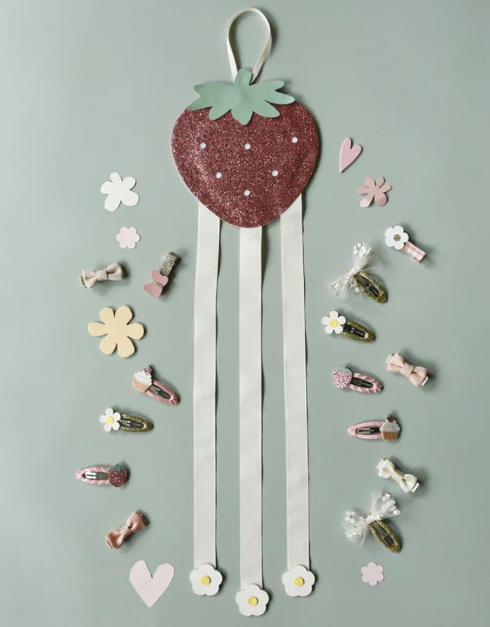 Haarspangen Aufhänger I Sweet Strawberry Ribbon