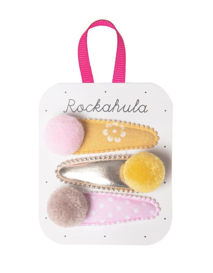 Haarspangen 3er-Set I Magical Forest Pom Pom