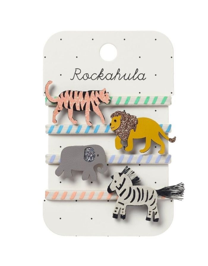 Haargummi 4er-Set I Party Animals Stripy