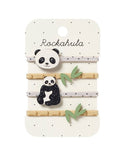 Haargummi 4er-Set I Polly Panda and Bamboo