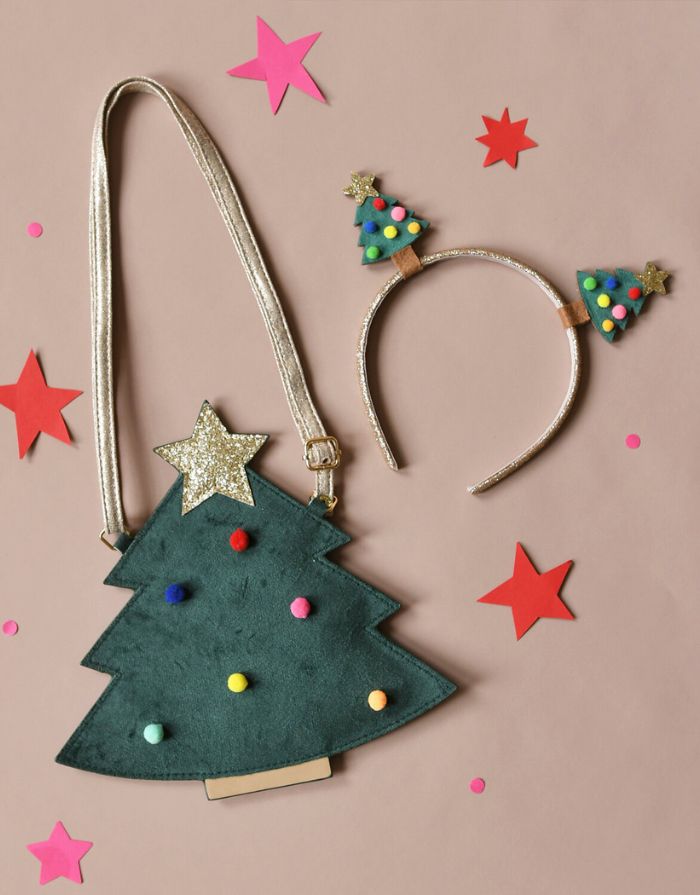 Haarreif I Velvet Christmas Tree