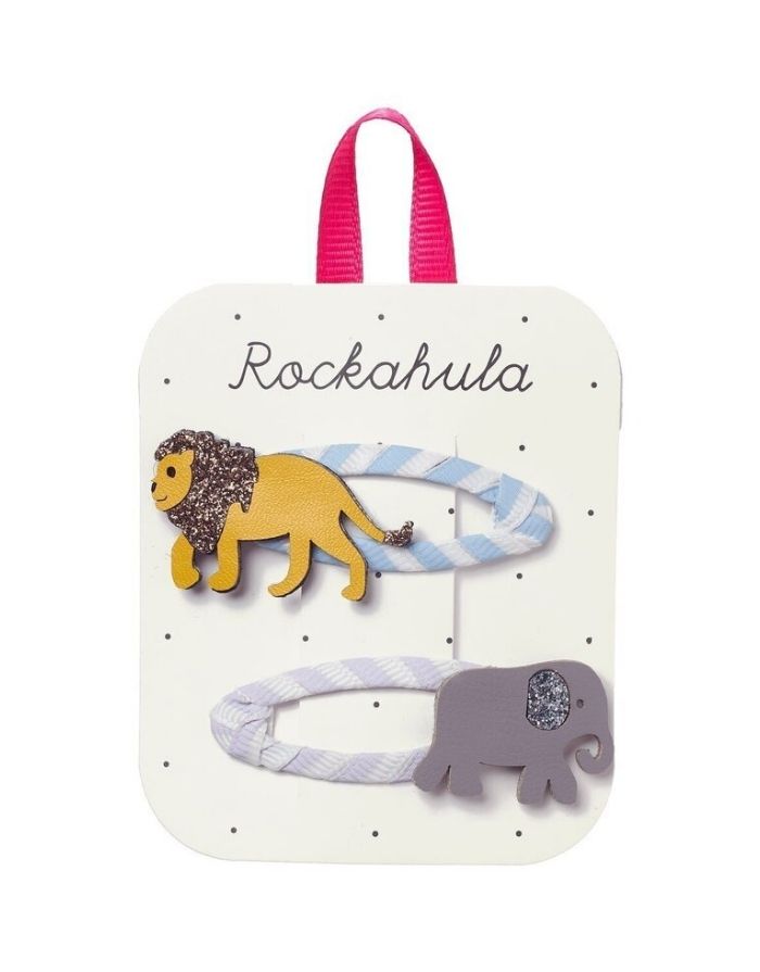 Haarspangen 2-er Set I Party Animals Stripy