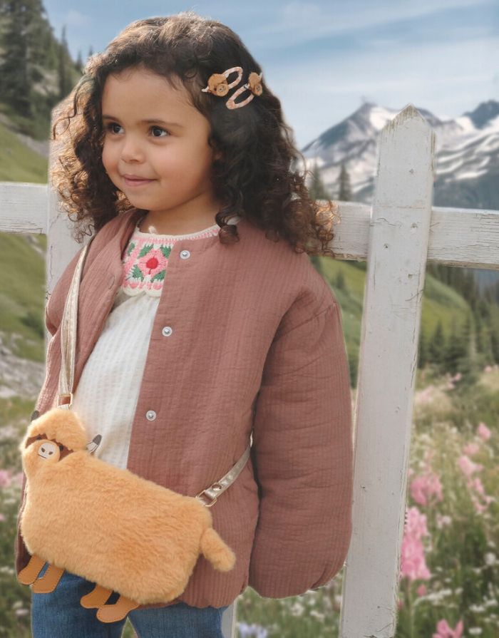 Haarspangen 2er-Set I Hettie Highland Cow