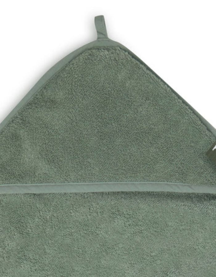 Kapuzenhandtuch Frottee Ash Green von Jollein salbeigrünes Baumwollfrottee, 
