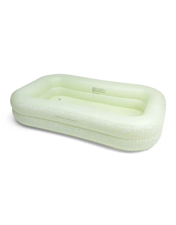 Kinderpool Matcha von Swim Essentials in modernem Grün mit 350 Litern Fassungsvermögen und großzügigem Platz zum Planschen.