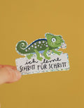 Glitzersticker von Liesels Wicht mit liebevollem Motiv und motivierender Botschaft für Kinder auf glänzendem Glitzervinyl.