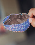 Glitzersticker von Liesels Wicht mit liebevollem Motiv und motivierender Botschaft für Kinder auf glänzendem Glitzervinyl.