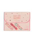Konges Sløjd Pflaster Pink Mix – 24 dekorative wasserabweisende Kinderpflaster in verschiedenen Formen und Mustern.