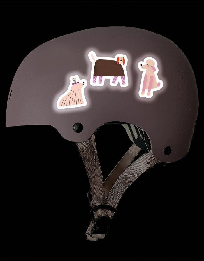 Reflektierende Kindersticker Hunde von nuukk