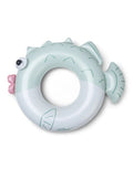 Swim Essentials Schwimmring Kugelfisch grün Ø 95 cm, aufblasbarer Kinder Schwimmring mit Pufferfish Design aus PVC für Pool und Strand