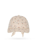 Konges Sløjd Evia Bow Cap Brise d’Été aus Seersucker Baumwolle, Kinder Cap mit Schirm und Schleife hinten, GOTS zertifiziert