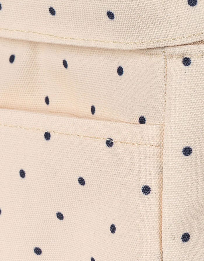Konges Sløjd Kühltasche Carl in Navy Dots mit gepunktetem Muster und isolierendem Innenfutter