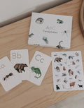 ABC Lernkarten für Kinder mit Tiermotiven von Eulenschnitt
