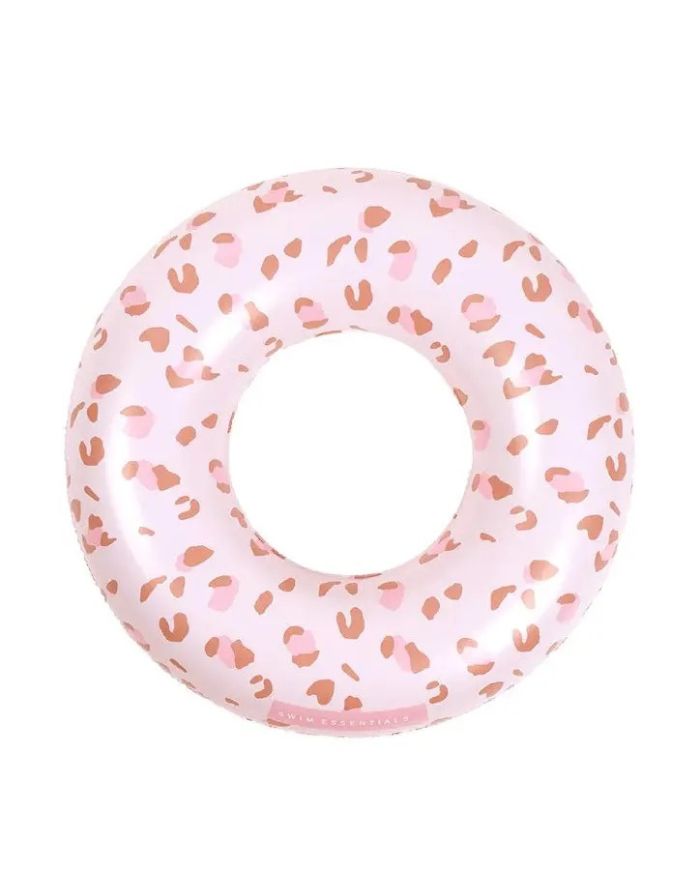 Schwimmring mit 55cm Durchmesser in Rosa Leo Design von Swim Essentials als Freisteller