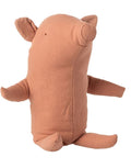 Maileg Trüffelschwein Medium aus Baumwolle und Leinen mit rundlicher Form und Ringelschwanz.