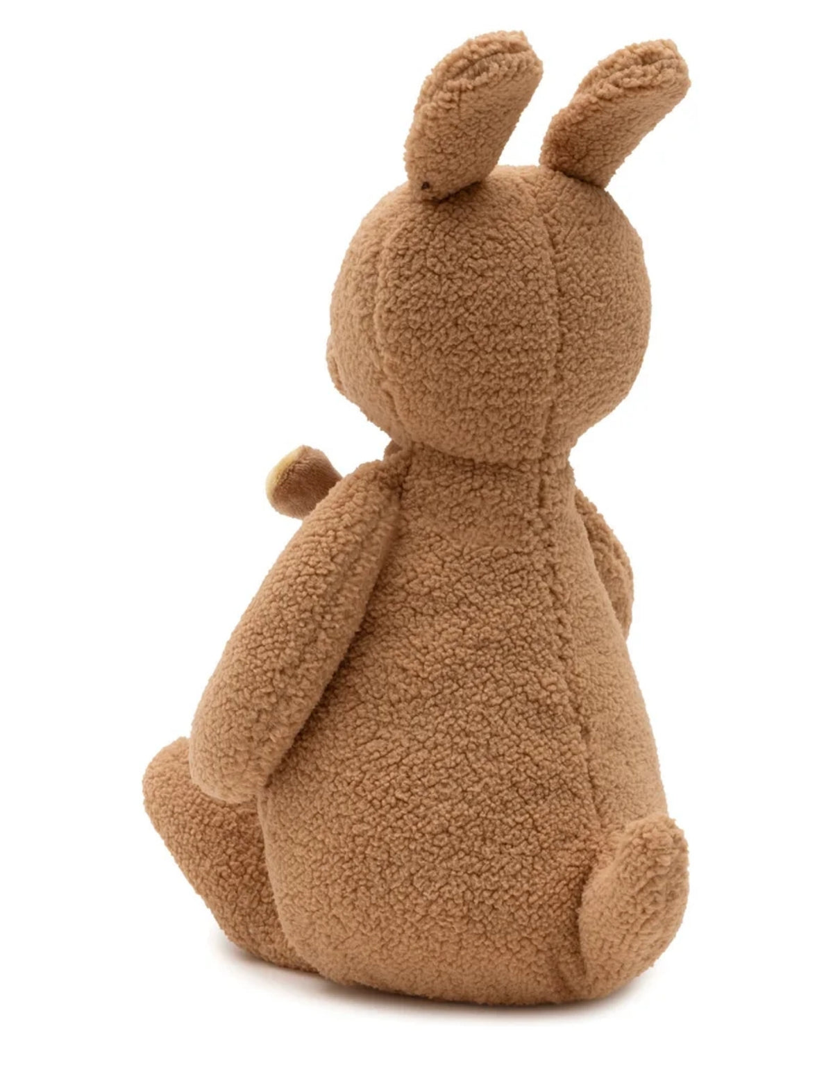 Weiches Kuscheltier Kangaroots von Jollein mit großem Känguru und herausnehmbarem Känguru-Baby im Beutel.