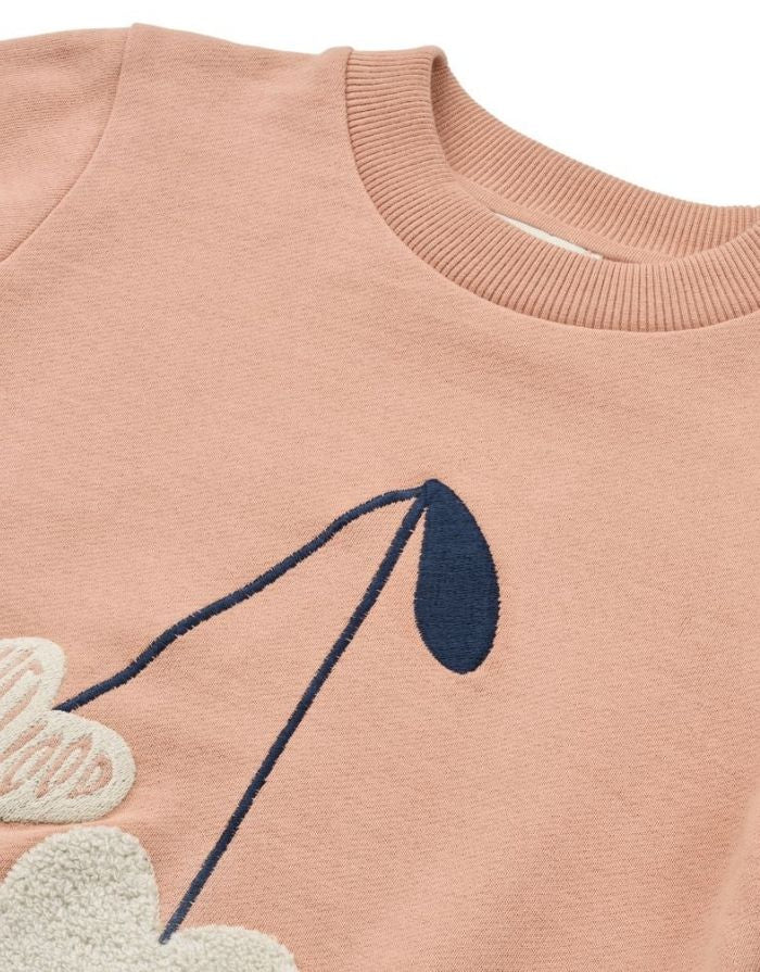 THORA Sweatshirt aus Bio-Baumwolle in Sweethearts und Pale Tuscany von Liewood