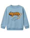 THORA Sweatshirt aus Bio-Baumwolle in Tiger und Beach Blue von Liewood