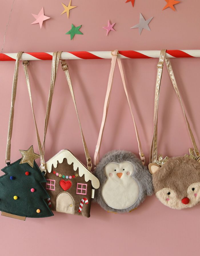 Festliche Rockahula Weihnachts-Haaraccessoires mit glitzernden Details und fröhlichen Farben – liebevoll gestaltet für kleine und große Winterträume.