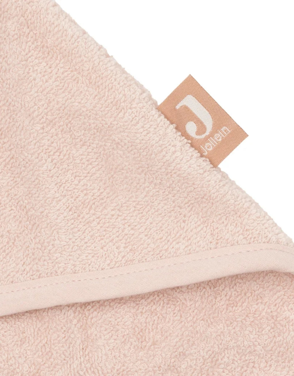 Weiches Kapuzenhandtuch von Jollein aus 100 Prozent Baumwoll-Frottee mit niedlichen Ohren für Babys und Kleinkinder.