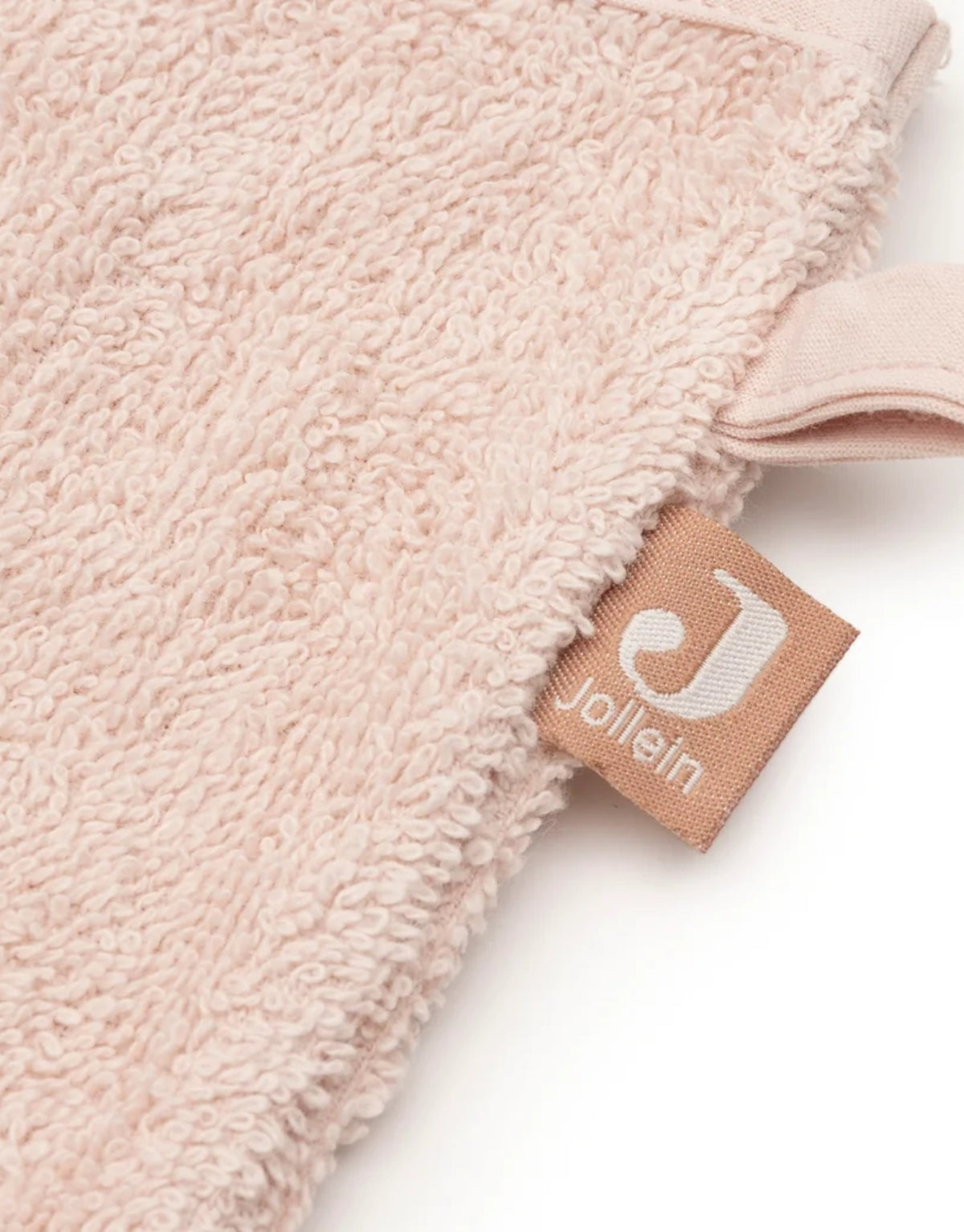 Weicher Waschlappen von Jollein aus 100 Prozent Baumwoll-Frottee mit niedlichem Design für Babys und Kleinkinder.