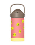 Trinkflasche 350 ml Smilies Koralle Gelb aus Edelstahl von Ava & Yves
