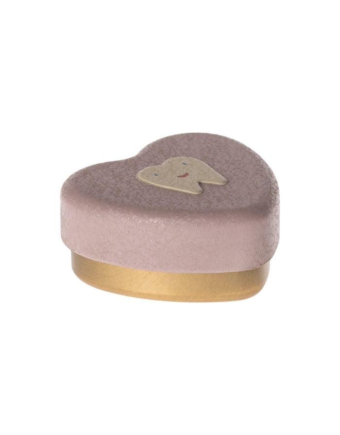 Zahndose für Milchzähne von Maileg in Herzform in Rosa