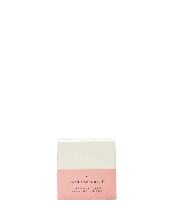 Amalie Rosalie veganer Conditioner-Riegel mit Mangobutter, Jasmin und Rose für trockene Haare.