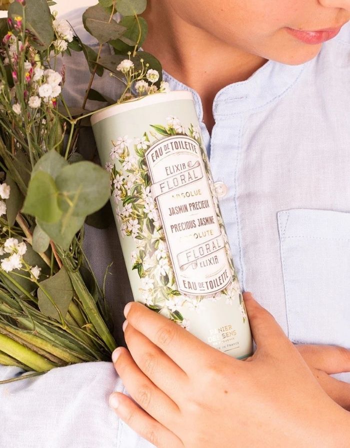 Eau de Toilette Kostbarer Jasmin 50ml von Panier des Sens, blumig-fruchtiger, pudriger Jasminduft mit Moschus und Hölzern