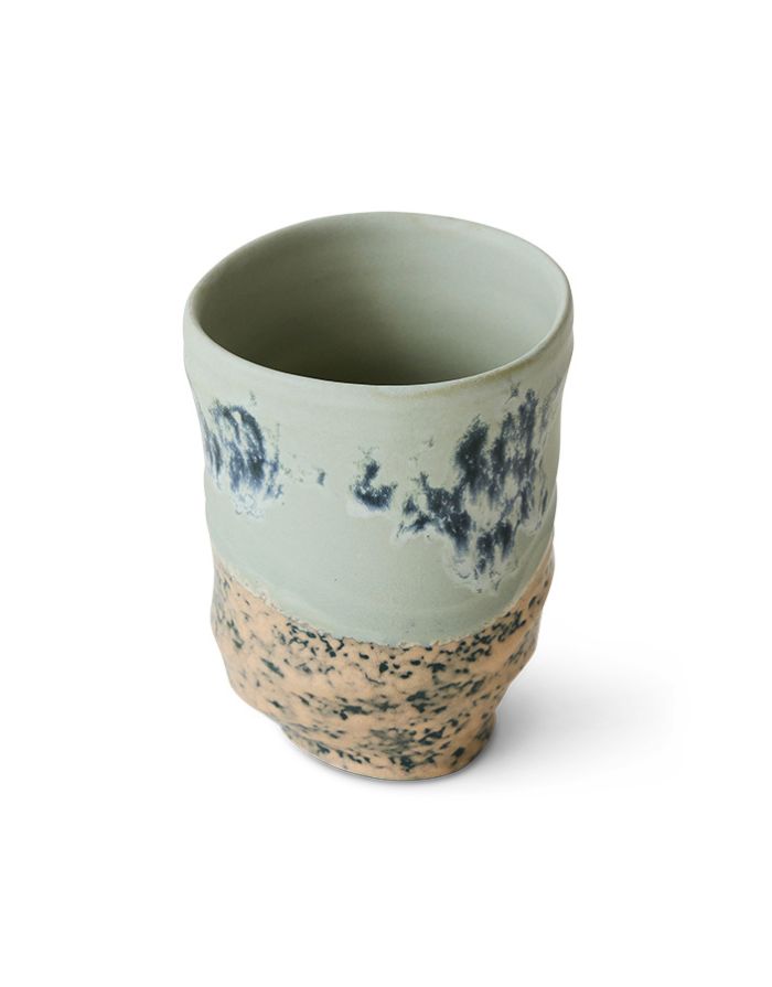 Artist Smooth Tasse Fused – handbemaltes Steinzeug, 7,2 x 7,2 x 9,2 cm